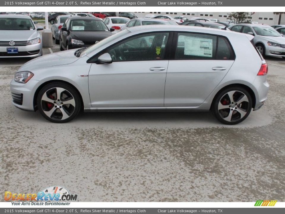 Reflex Silver Metallic 2015 Volkswagen Golf GTI 4-Door 2.0T S Photo #4