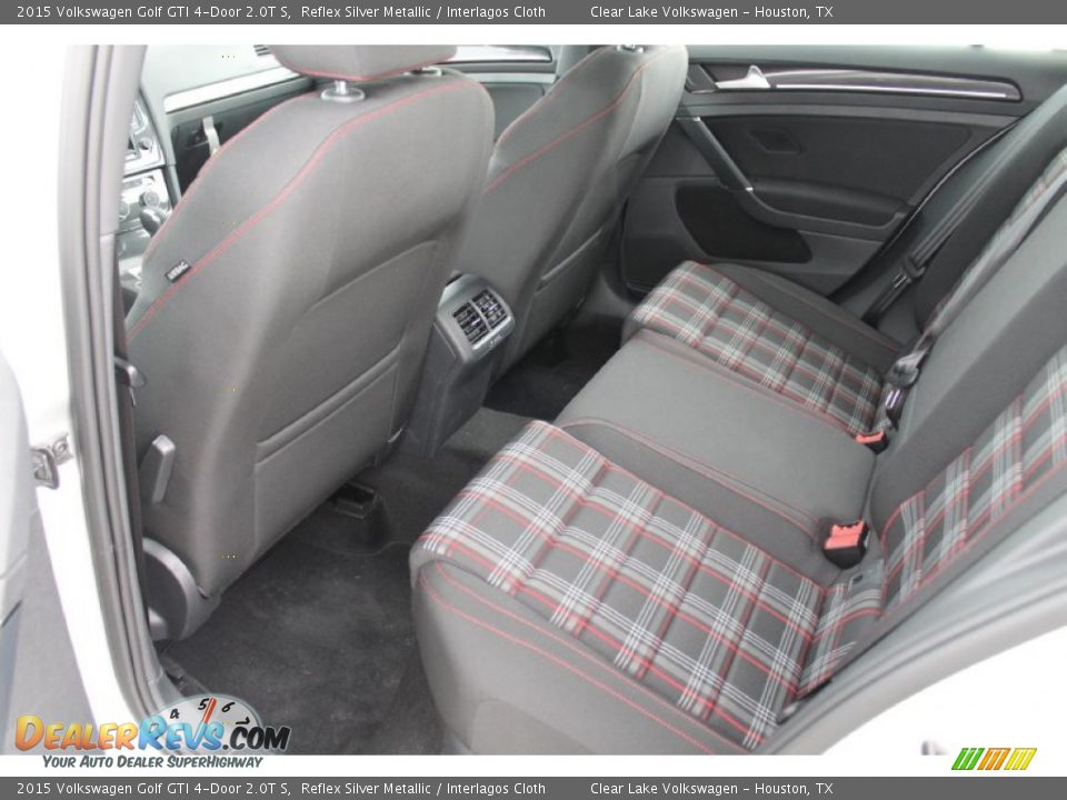 Rear Seat of 2015 Volkswagen Golf GTI 4-Door 2.0T S Photo #18