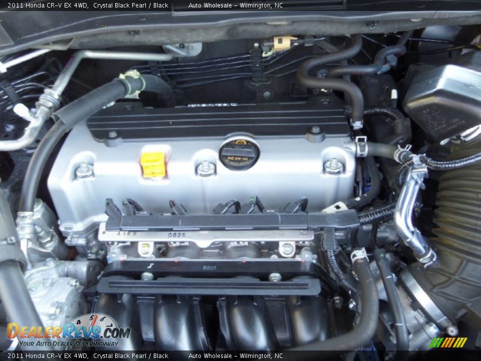 2011 Honda CR-V EX 4WD Crystal Black Pearl / Black Photo #6