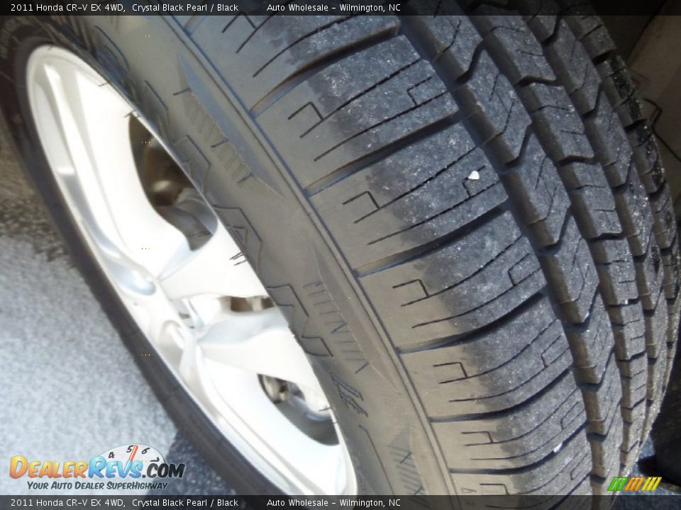 2011 Honda CR-V EX 4WD Crystal Black Pearl / Black Photo #8