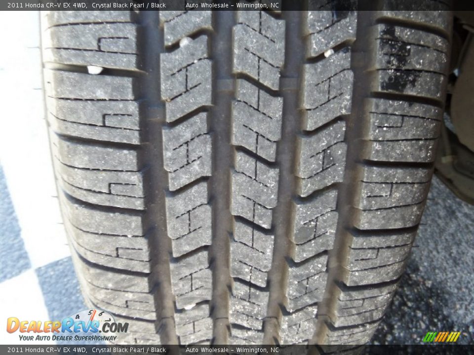 2011 Honda CR-V EX 4WD Crystal Black Pearl / Black Photo #9