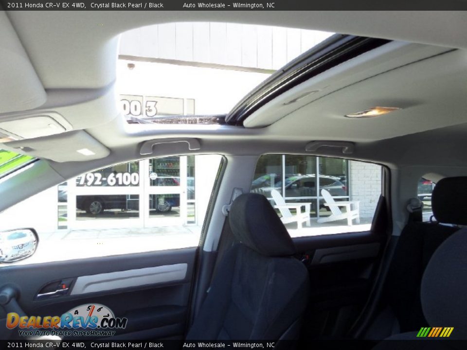 2011 Honda CR-V EX 4WD Crystal Black Pearl / Black Photo #11