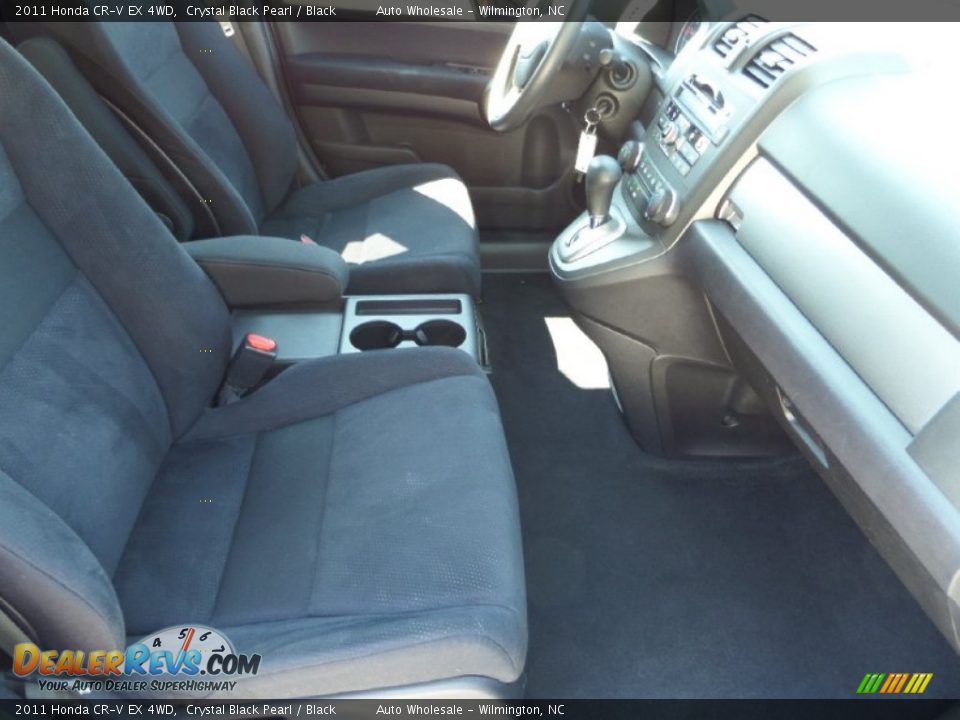 2011 Honda CR-V EX 4WD Crystal Black Pearl / Black Photo #13