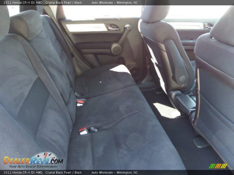 2011 Honda CR-V EX 4WD Crystal Black Pearl / Black Photo #14