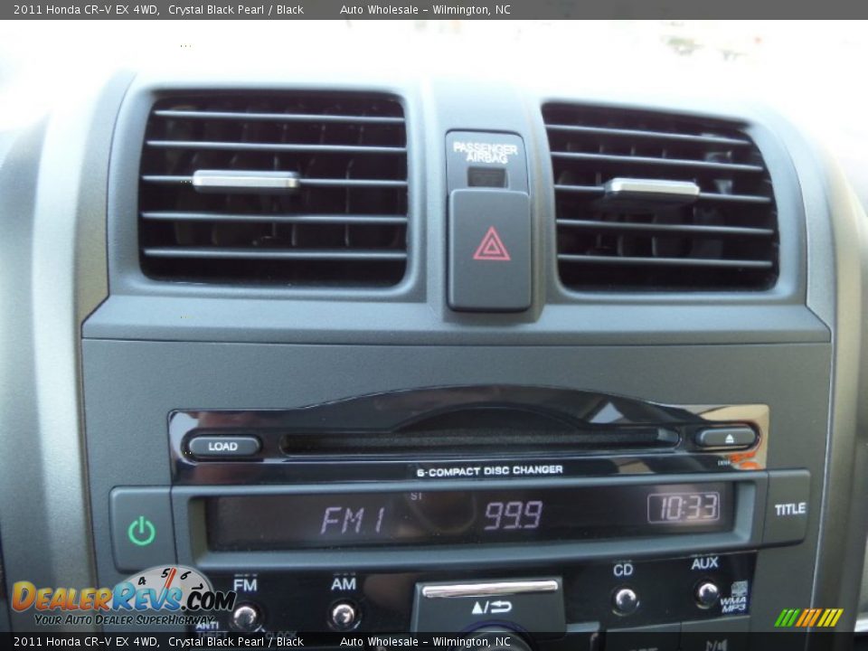 2011 Honda CR-V EX 4WD Crystal Black Pearl / Black Photo #17