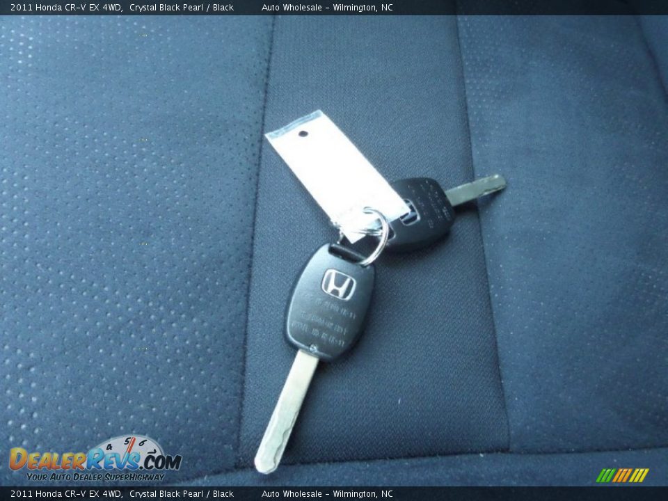 2011 Honda CR-V EX 4WD Crystal Black Pearl / Black Photo #20