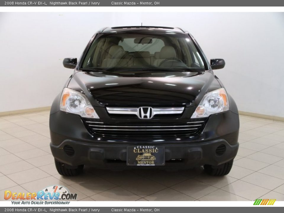 2008 Honda CR-V EX-L Nighthawk Black Pearl / Ivory Photo #2