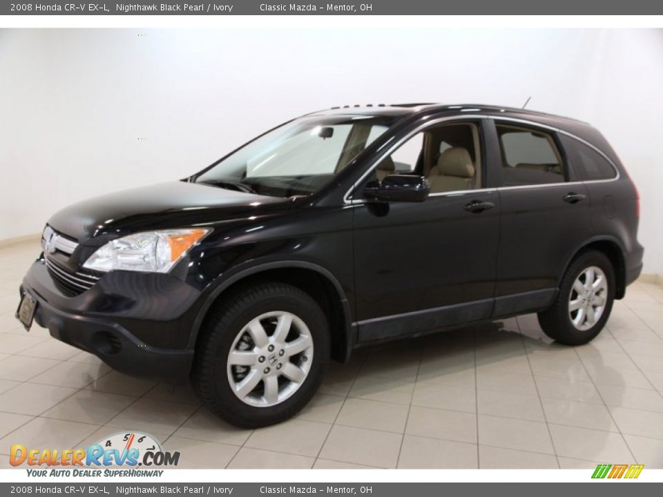 Front 3/4 View of 2008 Honda CR-V EX-L Photo #3