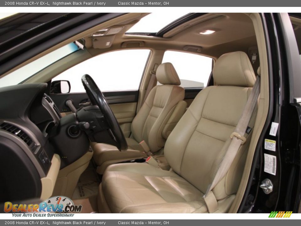 2008 Honda CR-V EX-L Nighthawk Black Pearl / Ivory Photo #5