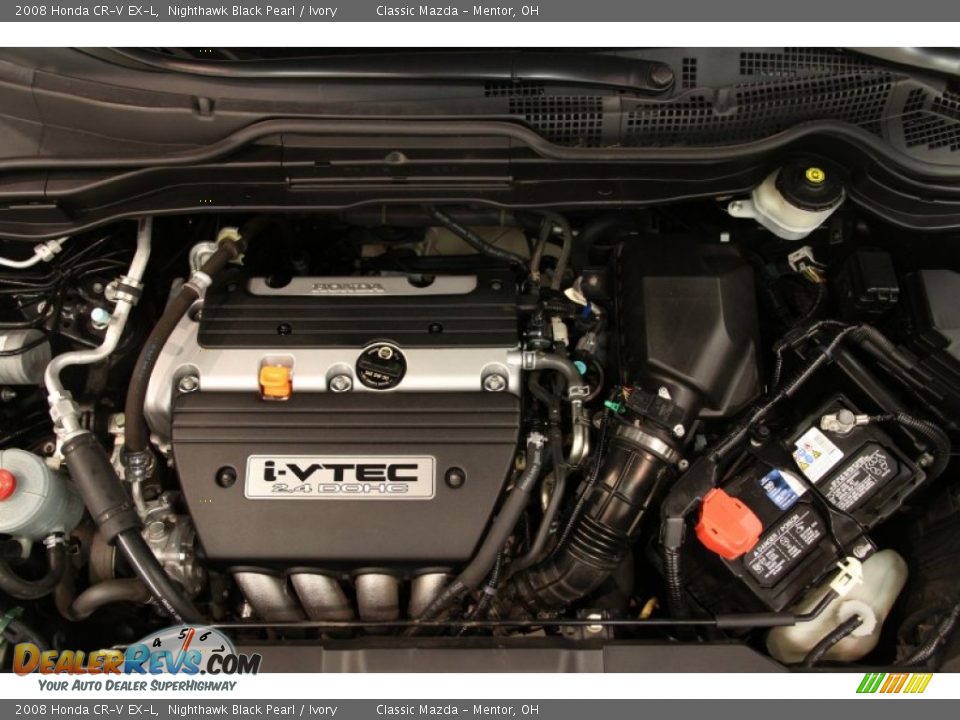 2008 Honda CR-V EX-L 2.4 Liter DOHC 16-Valve i-VTEC 4 Cylinder Engine Photo #17