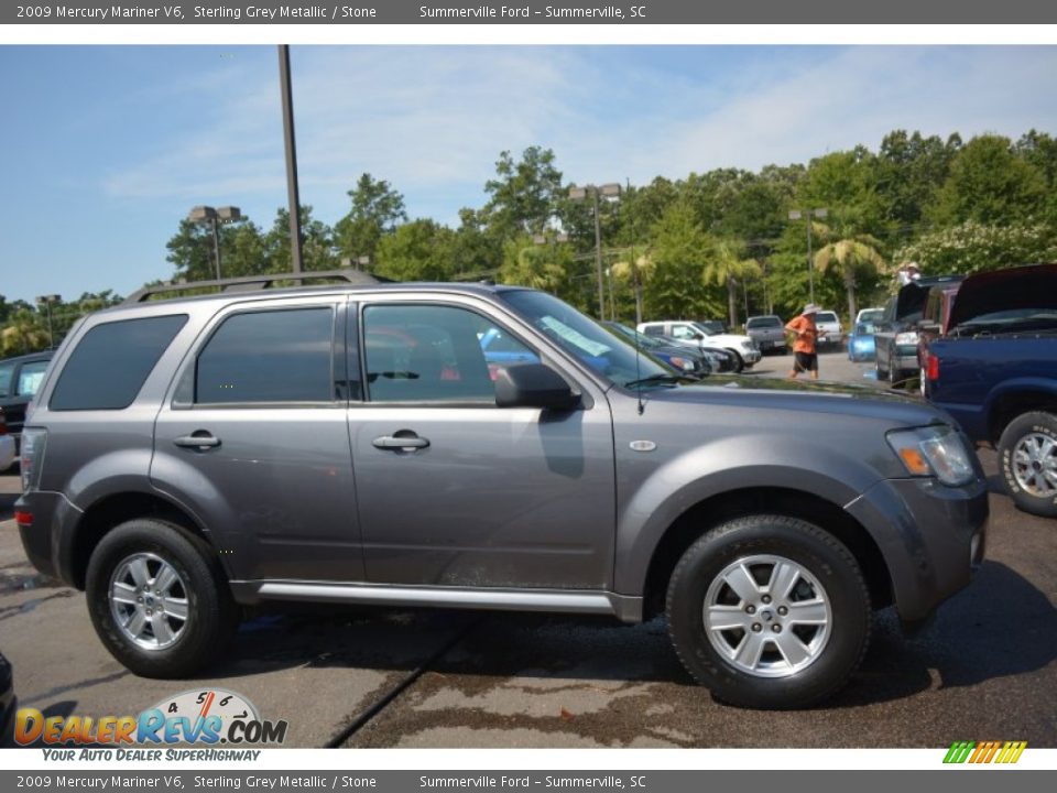 2009 Mercury Mariner V6 Sterling Grey Metallic / Stone Photo #2