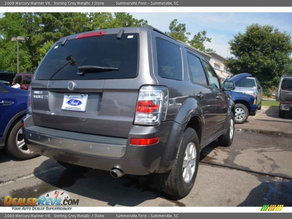 2009 Mercury Mariner V6 Sterling Grey Metallic / Stone Photo #3