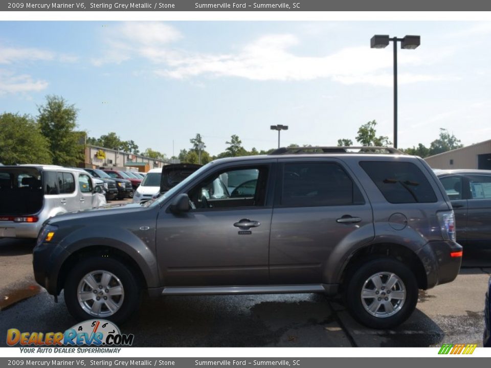 2009 Mercury Mariner V6 Sterling Grey Metallic / Stone Photo #6