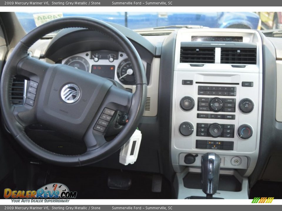 2009 Mercury Mariner V6 Sterling Grey Metallic / Stone Photo #12