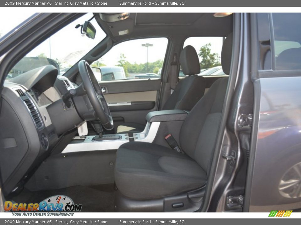 2009 Mercury Mariner V6 Sterling Grey Metallic / Stone Photo #18