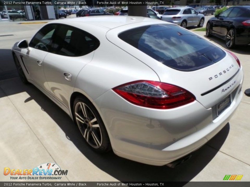 2012 Porsche Panamera Turbo Carrara White / Black Photo #4