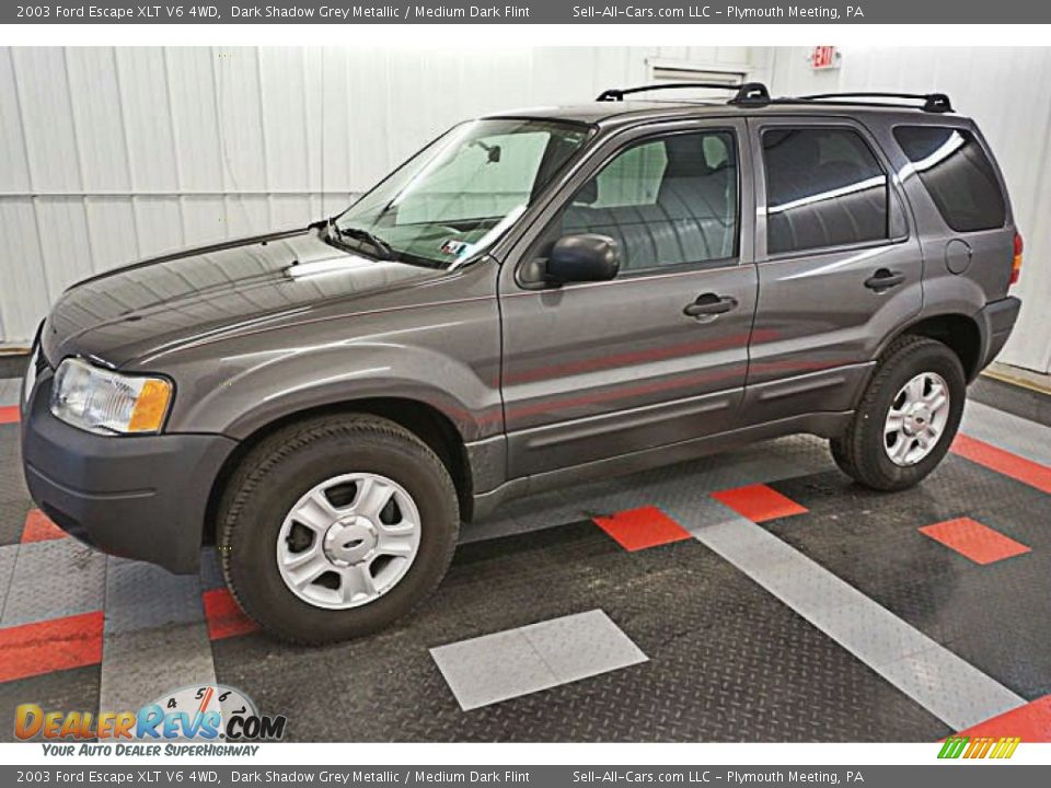 2003 Ford Escape XLT V6 4WD Dark Shadow Grey Metallic / Medium Dark Flint Photo #2