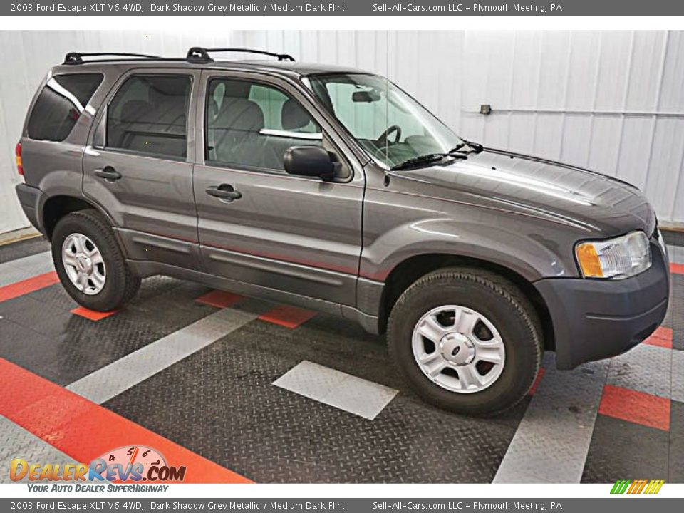 2003 Ford Escape XLT V6 4WD Dark Shadow Grey Metallic / Medium Dark Flint Photo #4