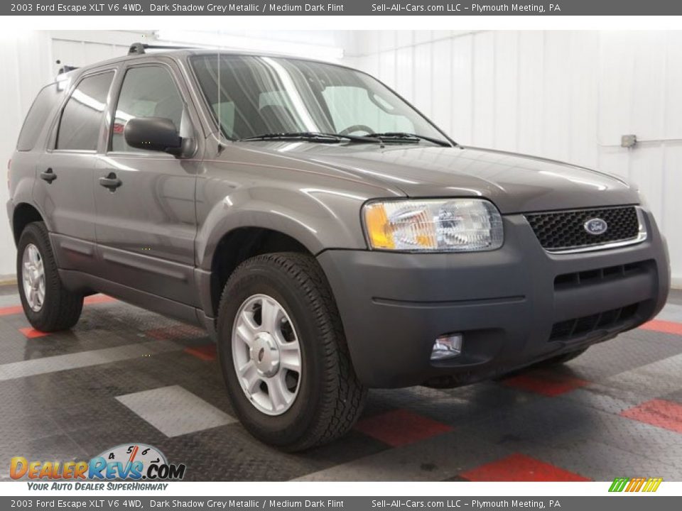 2003 Ford Escape XLT V6 4WD Dark Shadow Grey Metallic / Medium Dark Flint Photo #13