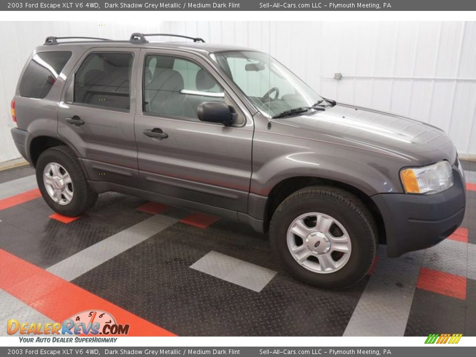 2003 Ford Escape XLT V6 4WD Dark Shadow Grey Metallic / Medium Dark Flint Photo #14