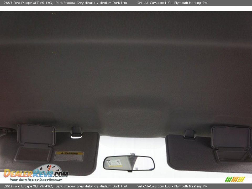 2003 Ford Escape XLT V6 4WD Dark Shadow Grey Metallic / Medium Dark Flint Photo #28