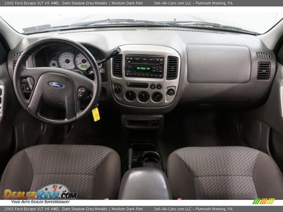 2003 Ford Escape XLT V6 4WD Dark Shadow Grey Metallic / Medium Dark Flint Photo #29