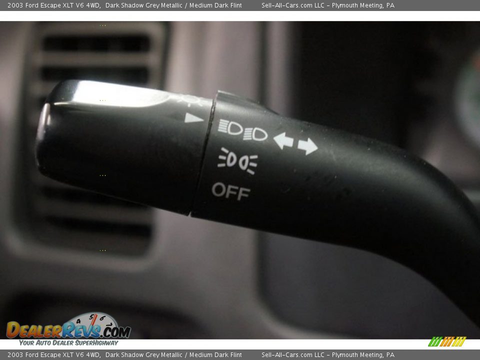 2003 Ford Escape XLT V6 4WD Dark Shadow Grey Metallic / Medium Dark Flint Photo #31