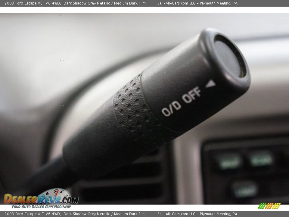 2003 Ford Escape XLT V6 4WD Dark Shadow Grey Metallic / Medium Dark Flint Photo #33