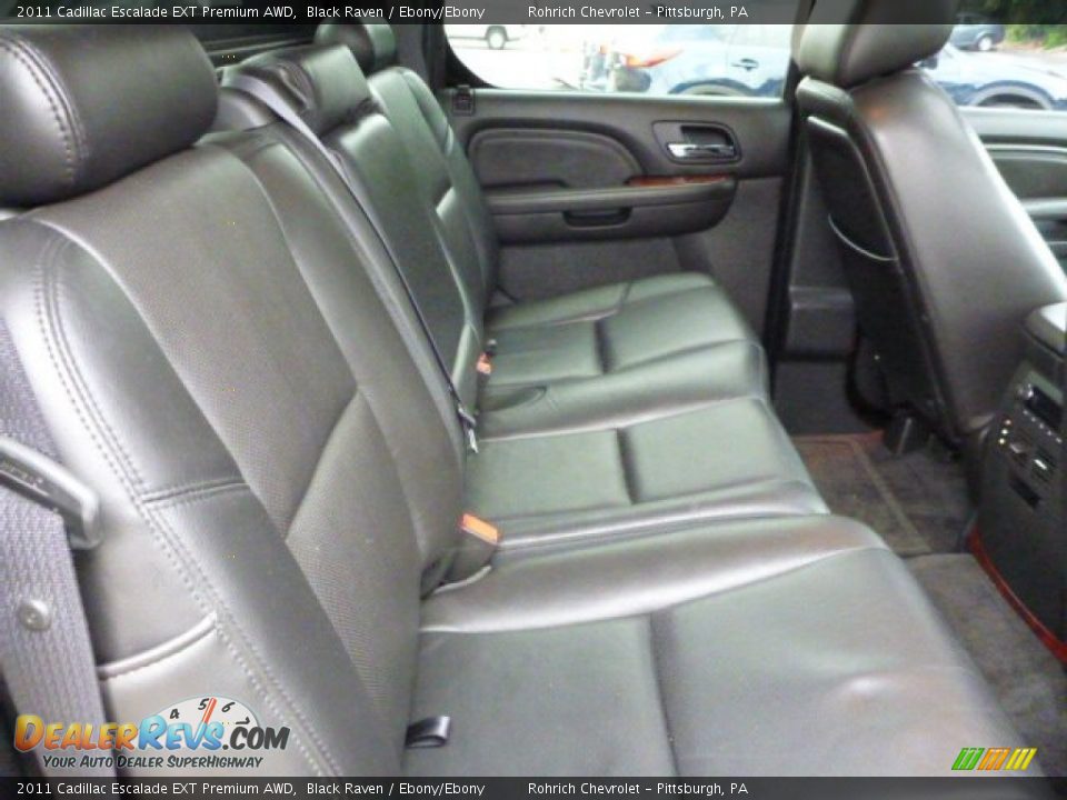 2011 Cadillac Escalade EXT Premium AWD Black Raven / Ebony/Ebony Photo #14