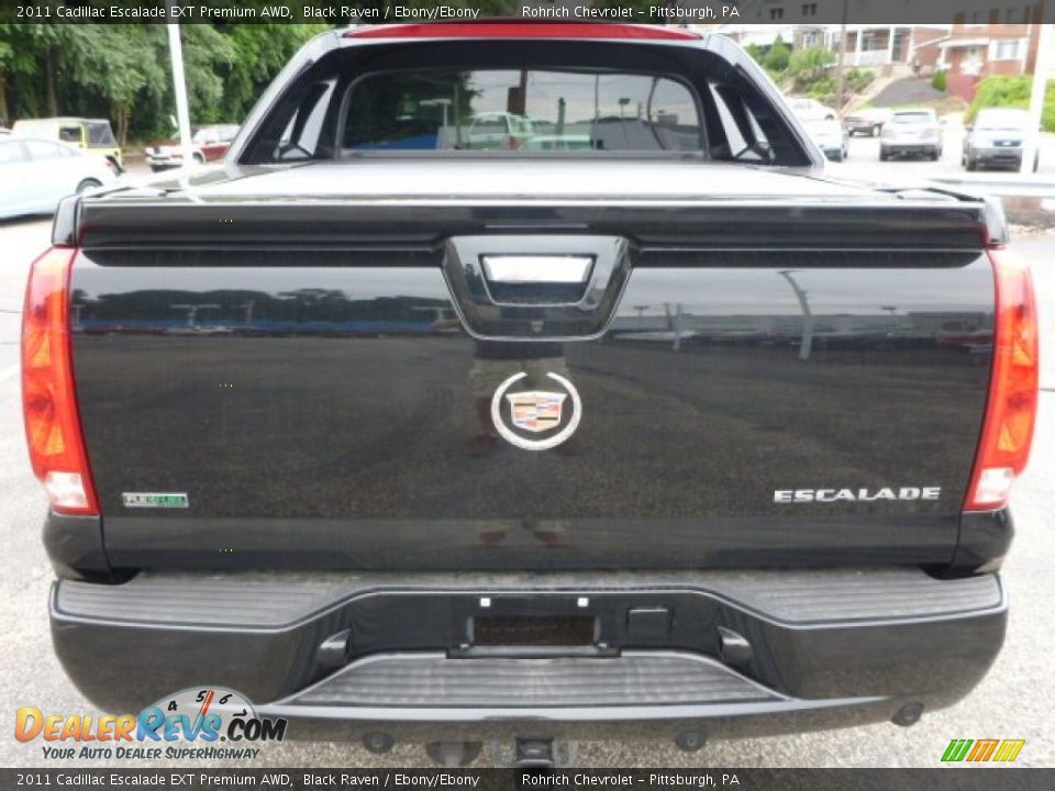 2011 Cadillac Escalade EXT Premium AWD Black Raven / Ebony/Ebony Photo #16