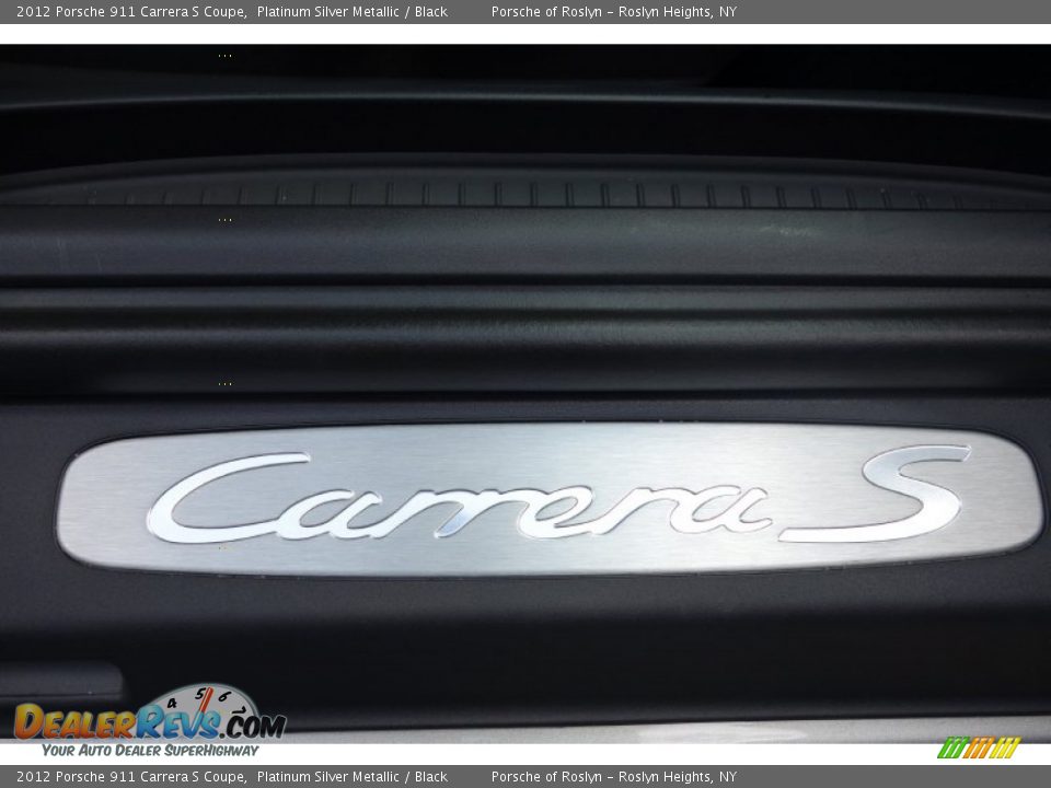 2012 Porsche 911 Carrera S Coupe Platinum Silver Metallic / Black Photo #19