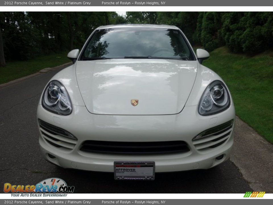 2012 Porsche Cayenne Sand White / Platinum Grey Photo #6