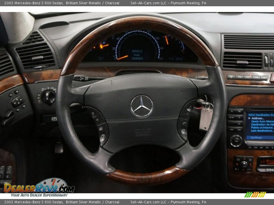 2003 Mercedes-Benz S 600 Sedan Steering Wheel Photo #32