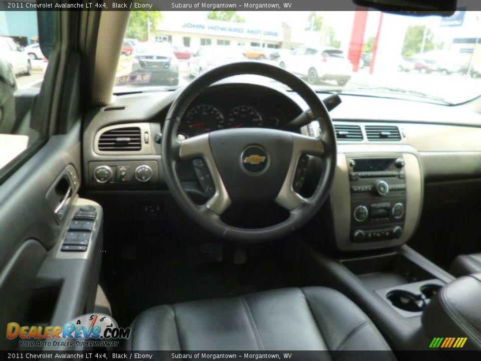 2011 Chevrolet Avalanche LT 4x4 Black / Ebony Photo #6
