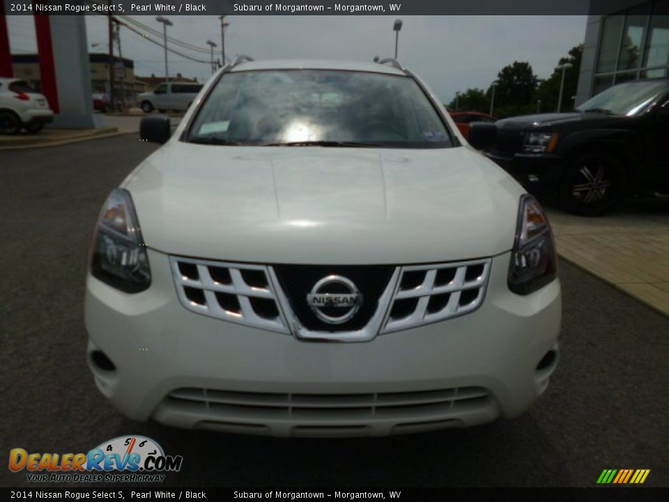 2014 Nissan Rogue Select S Pearl White / Black Photo #2
