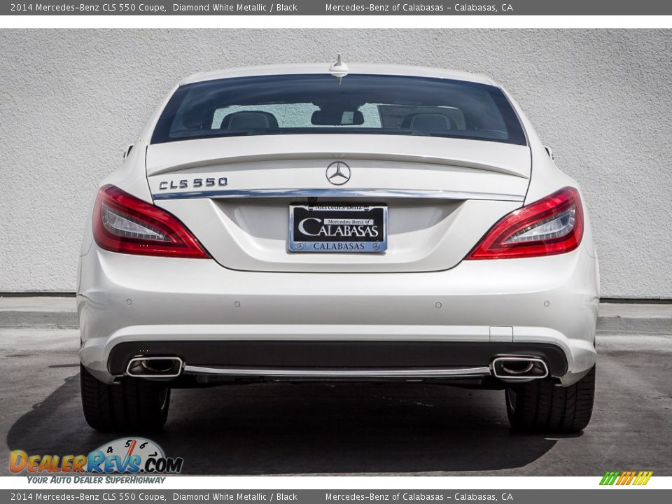 2014 Mercedes-Benz CLS 550 Coupe Diamond White Metallic / Black Photo #3