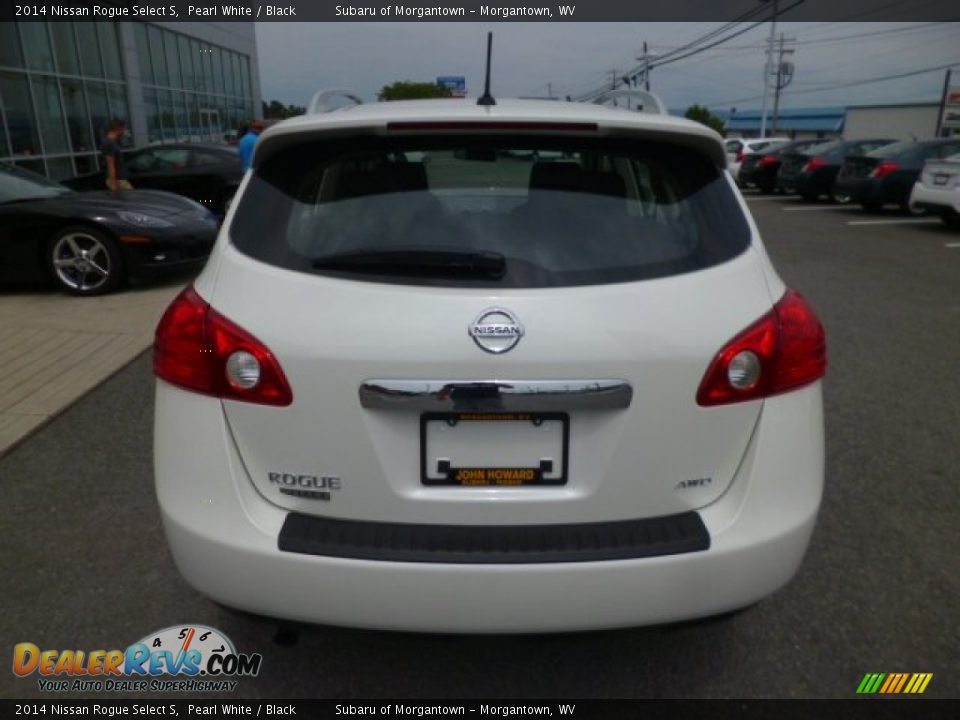 2014 Nissan Rogue Select S Pearl White / Black Photo #6