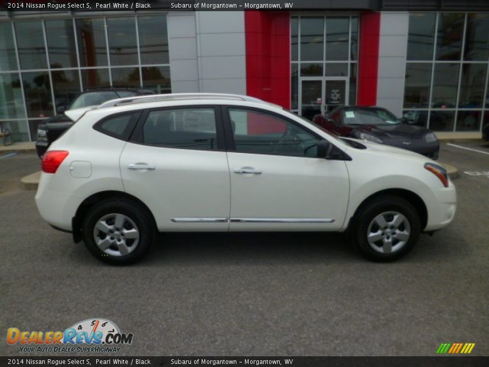 2014 Nissan Rogue Select S Pearl White / Black Photo #8