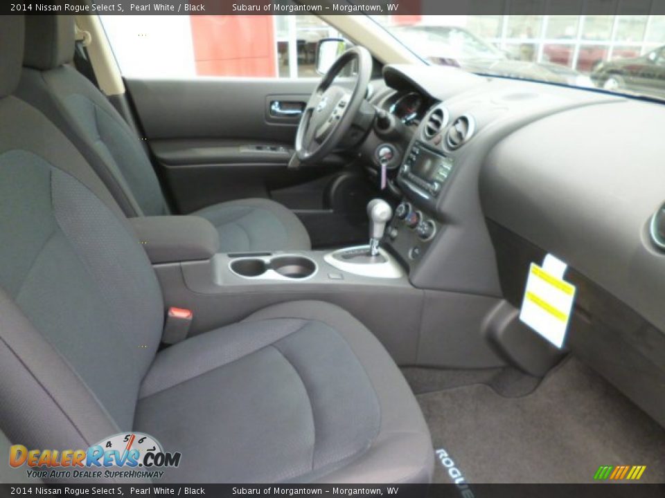 2014 Nissan Rogue Select S Pearl White / Black Photo #10