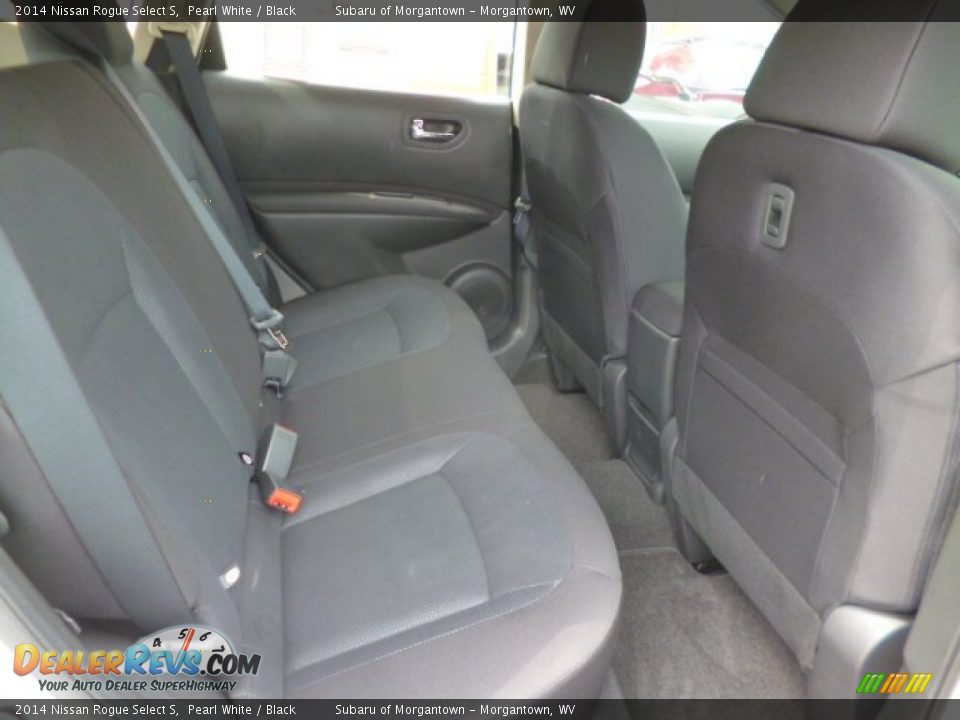 2014 Nissan Rogue Select S Pearl White / Black Photo #11