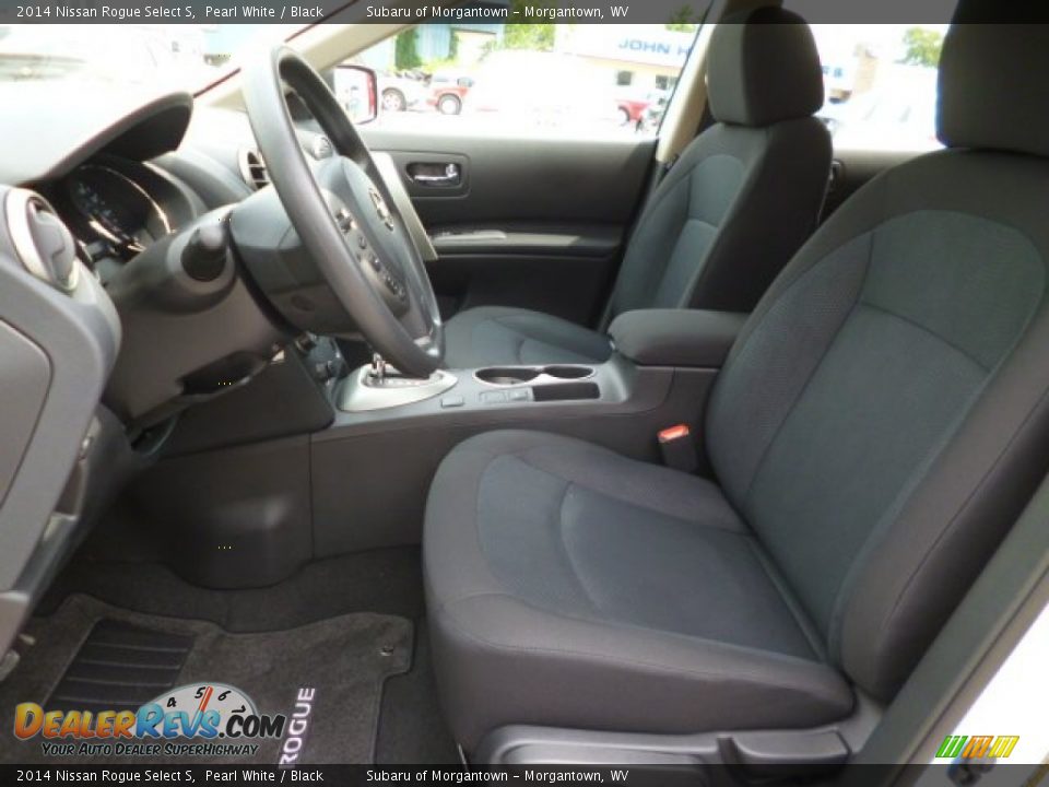 2014 Nissan Rogue Select S Pearl White / Black Photo #15