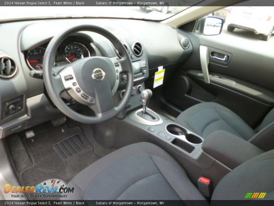 2014 Nissan Rogue Select S Pearl White / Black Photo #16