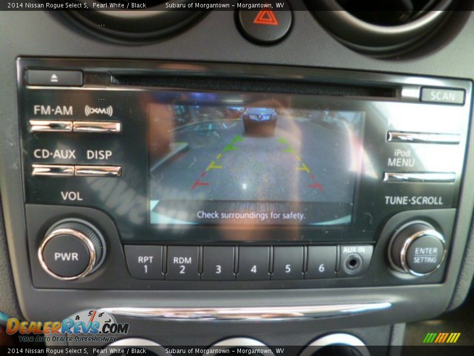 2014 Nissan Rogue Select S Pearl White / Black Photo #19