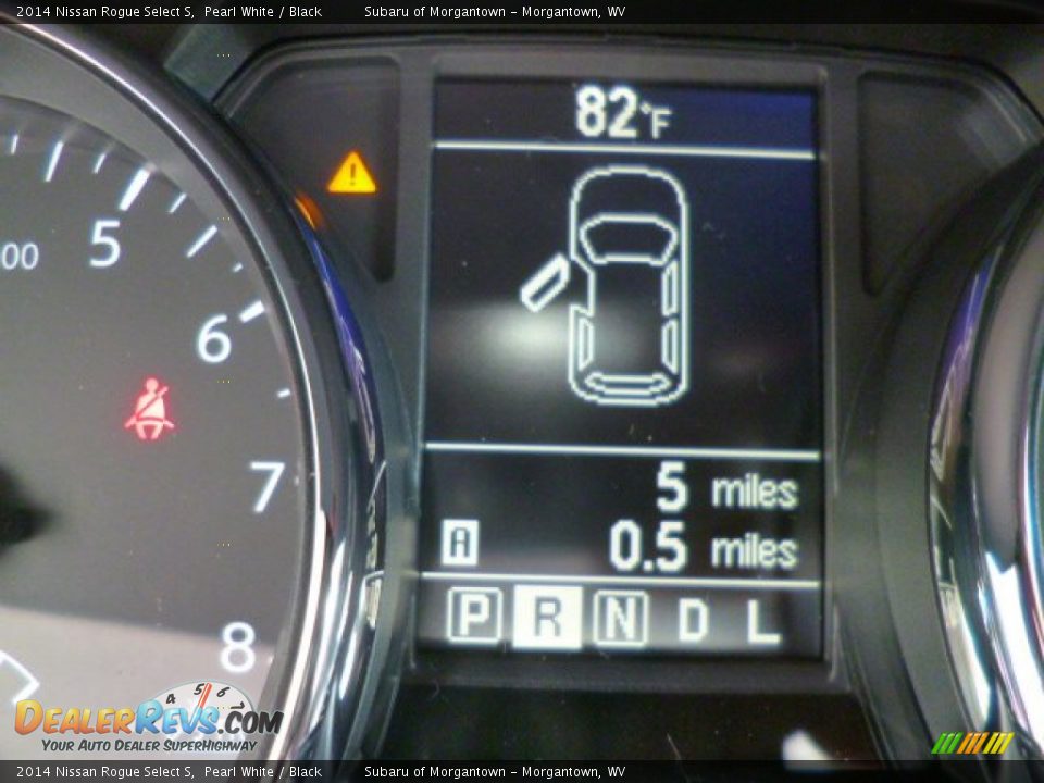 2014 Nissan Rogue Select S Pearl White / Black Photo #20