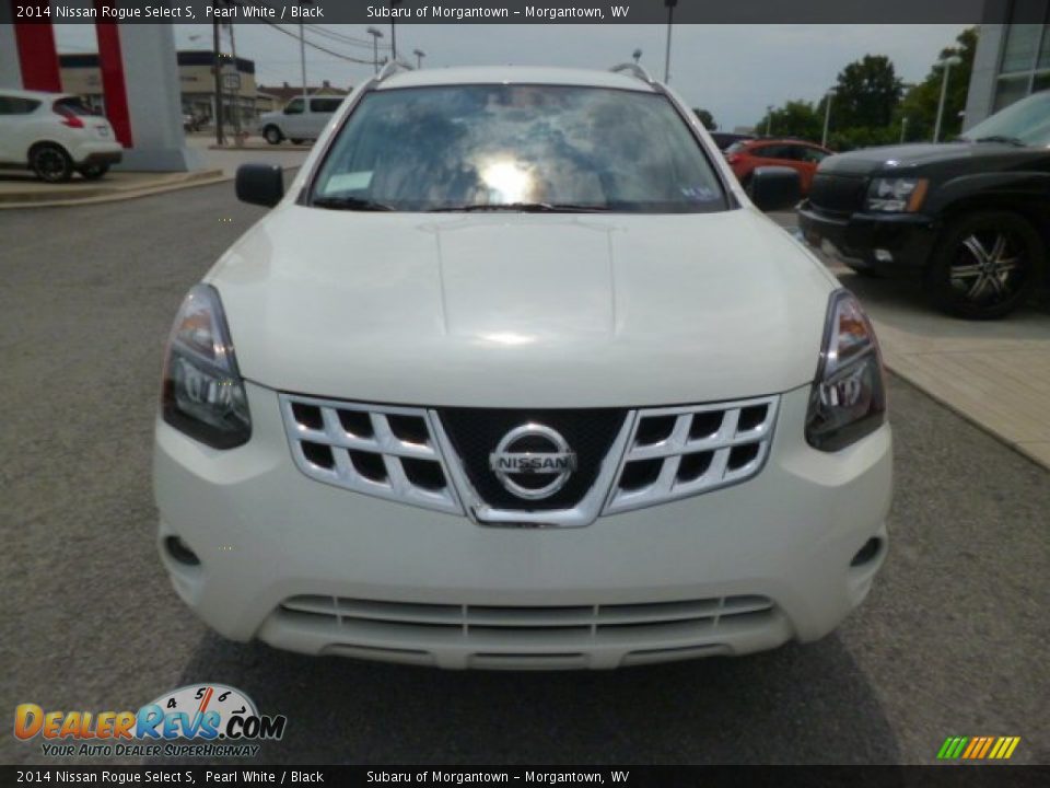 2014 Nissan Rogue Select S Pearl White / Black Photo #2