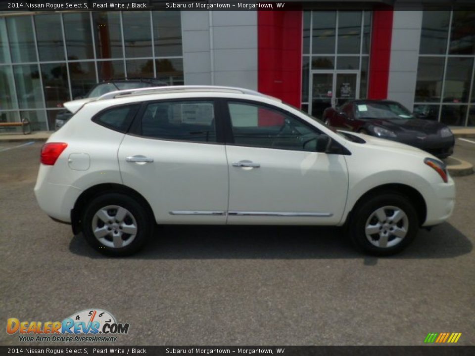 2014 Nissan Rogue Select S Pearl White / Black Photo #8