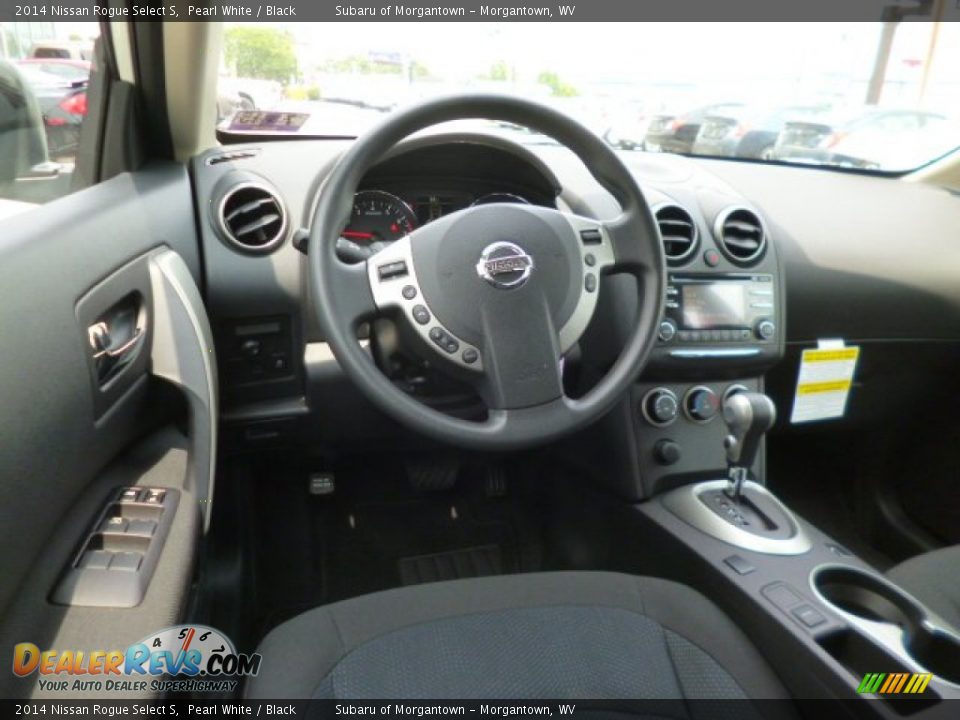 2014 Nissan Rogue Select S Pearl White / Black Photo #14