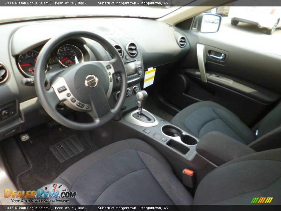 2014 Nissan Rogue Select S Pearl White / Black Photo #16