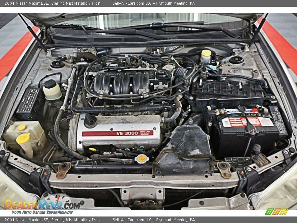 2001 Nissan Maxima SE Sterling Mist Metallic / Frost Photo #6