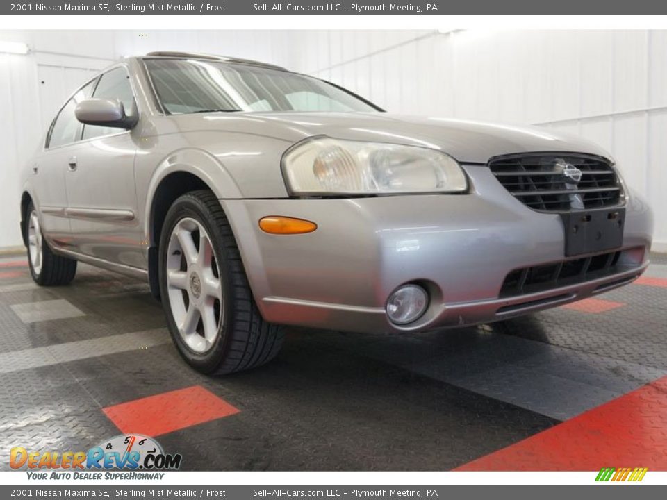 2001 Nissan Maxima SE Sterling Mist Metallic / Frost Photo #9